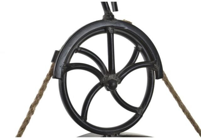 WALL CLOCK WOOD METAL 