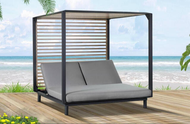 Java  Charcoal Deluxe Daybed