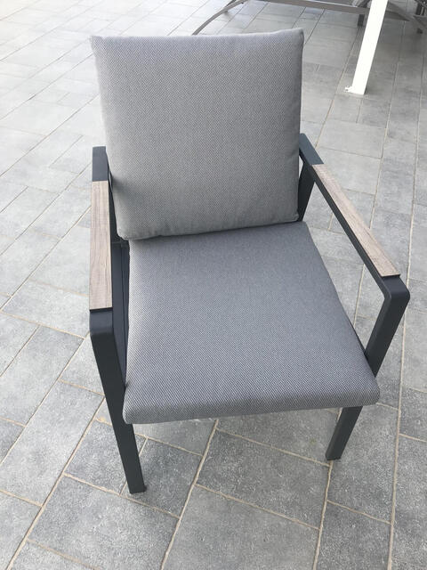Java  Charcoal Deluxe Dining Chair