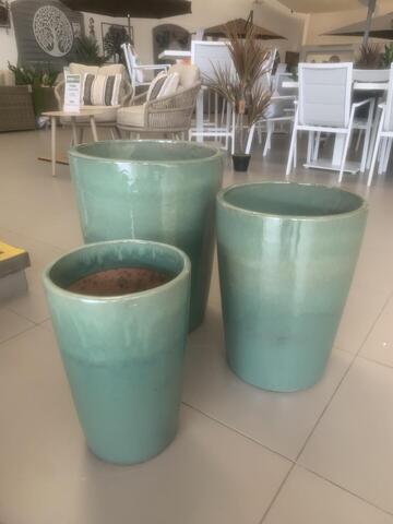 Plant Pots - Cream/Copper