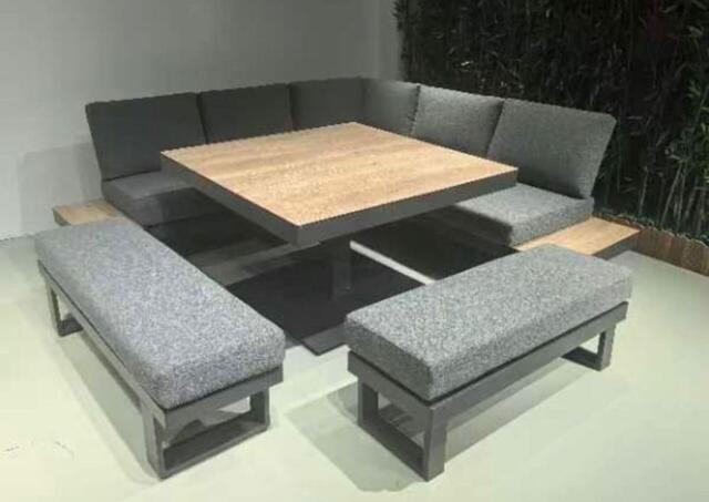 Java Charcoal Corner Lounge Set