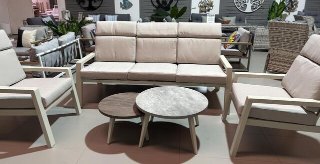 Chios 5 Piece Biege Sofa Set Chios 5 Piece Biege Sofa Set