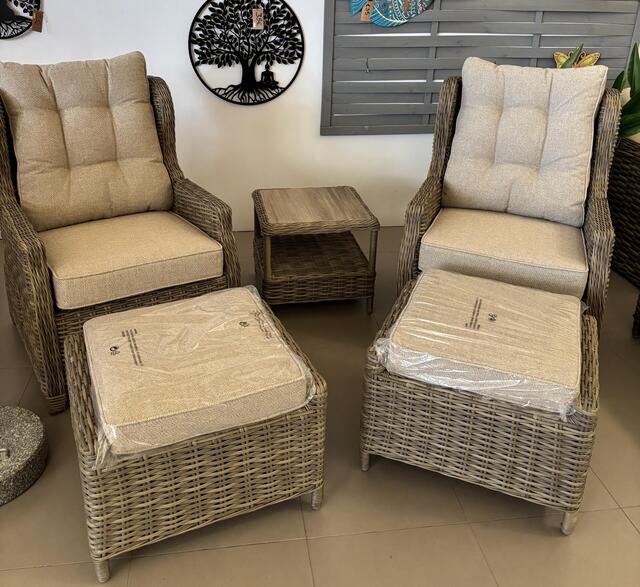 Manilla Mocha Conversation Set Manilla Mocha Conversation Set