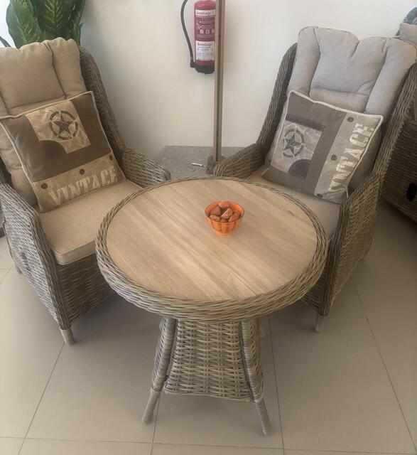 Manilla Mocha Reclining Bistro Set