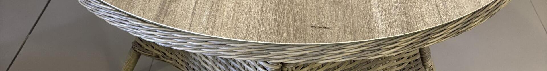 Manilla Mocha Dining Table 110cm Round