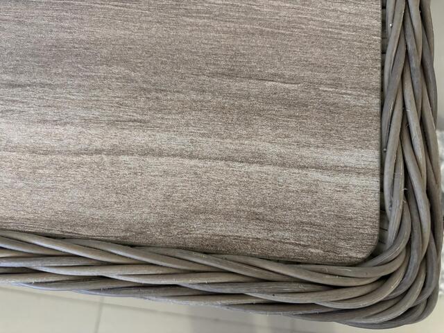 Manilla Mocha Club Coffee Table 2 Height