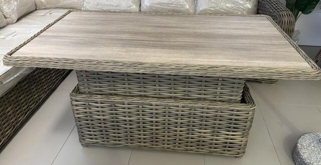 Manilla Mocha Club Coffee Table 2 Height