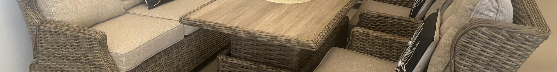 Manilla Mocha XL Reclining 3 seat Sofa Set