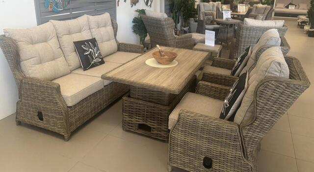 Manilla Mocha XL Reclining 3 seat Sofa Set Manilla Mocha XL Reclining 3 seat Sofa Set