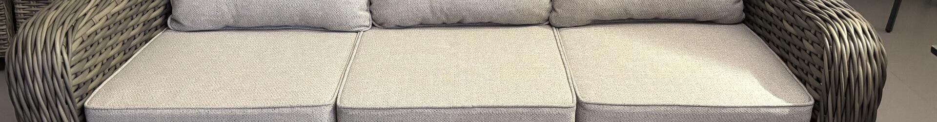 Manilla Mocha Club 3 seat Sofa 