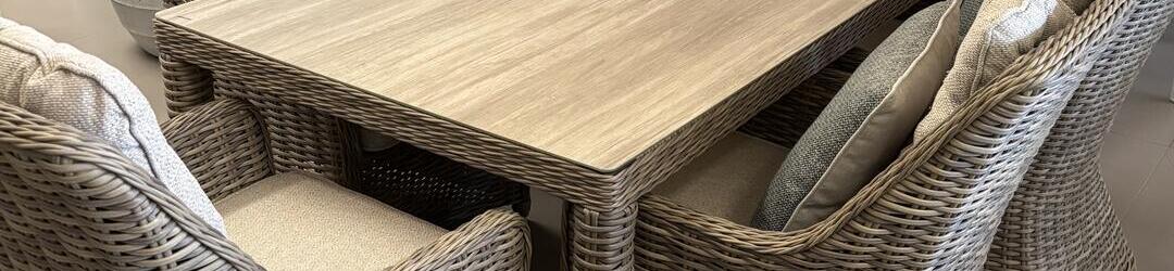 Manilla Mocha 6 Seat Dining Table