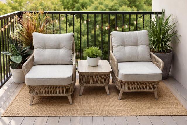 Manilla Mocha 3 Piece Eva Terrace Set Manilla Mocha 3 Piece Eva Terrace Set