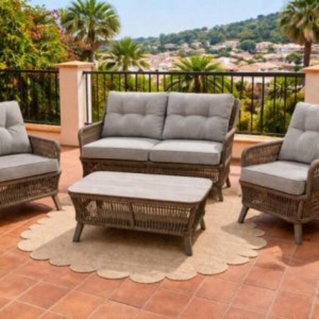 Manilla Mocha 4 piece Eva Sofa Set Manilla Mocha 4 piece Eva Sofa Set