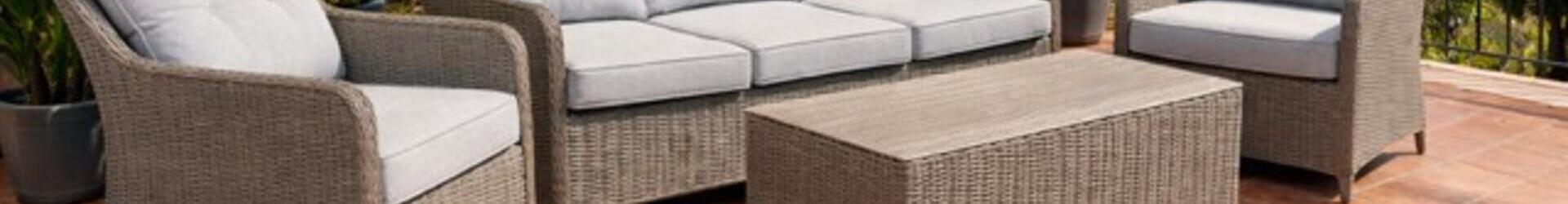 Manilla Mocha Indra 4 Piece Sofa Set