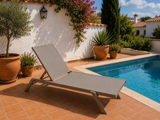Tahiti Mocha Stacking Sunlounger