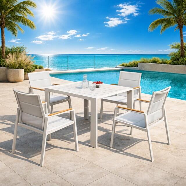 Samos 4 Seat Dining Set Samos 4 Seat Dining Set