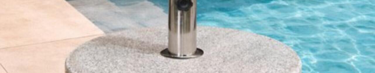 Round granite parasol base 50KG